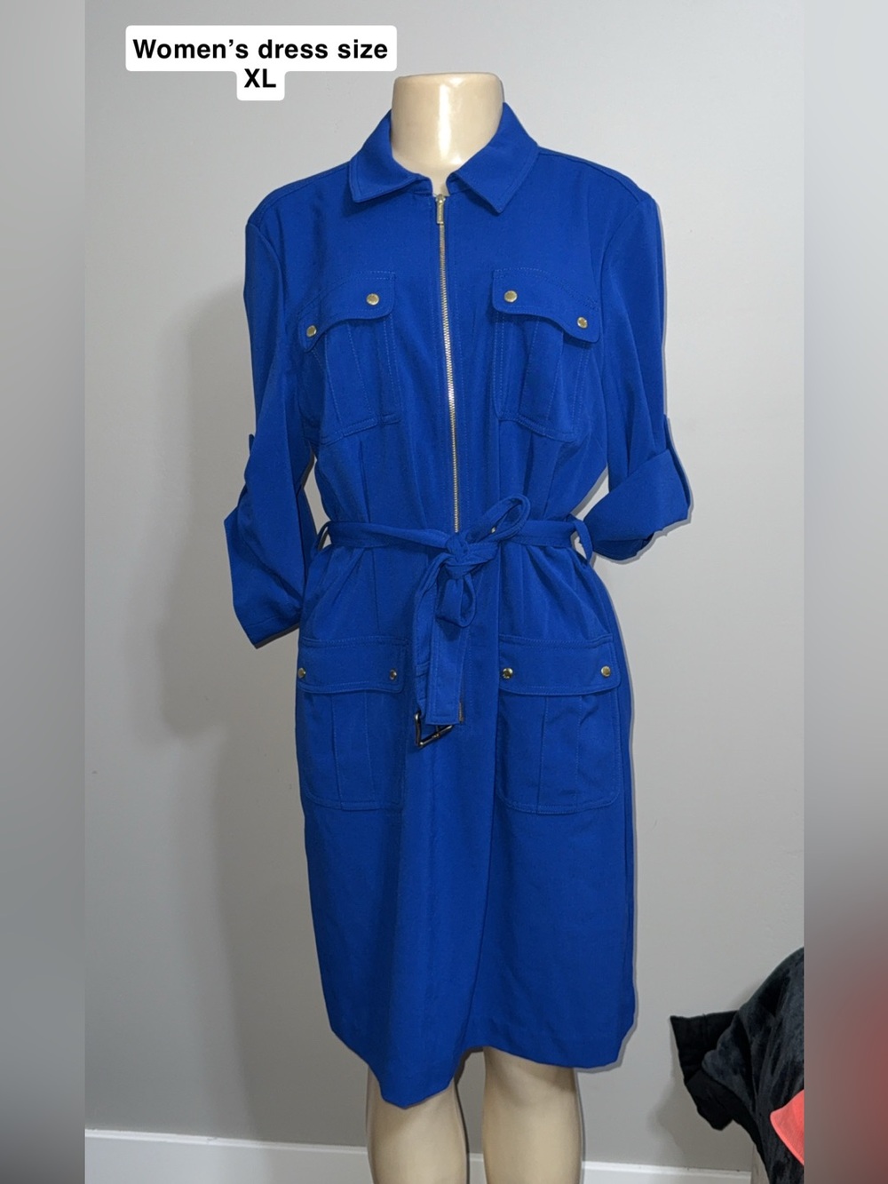 Michael Kors Royal Blue Dress with Belt